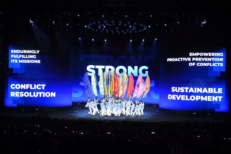 Chương trình nghệ thuật chào mừng Lễ mở ký - Ảnh VGP/Nhật Bắc