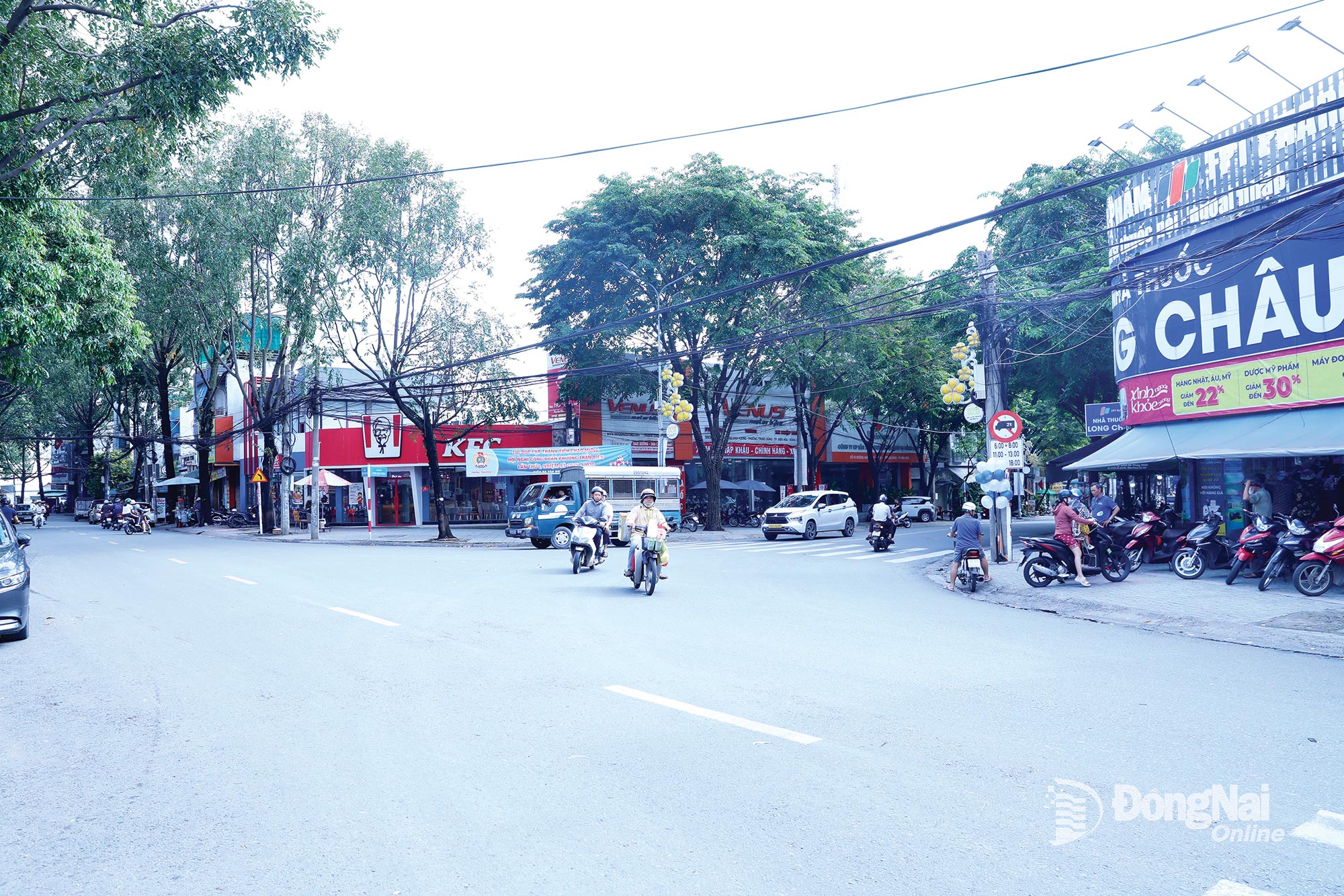 Một góc ngã ba Thành (thuộc khu phố Ngã ba Thành, phường Trấn Biên) ngày nay. Ảnh: Huy Anh