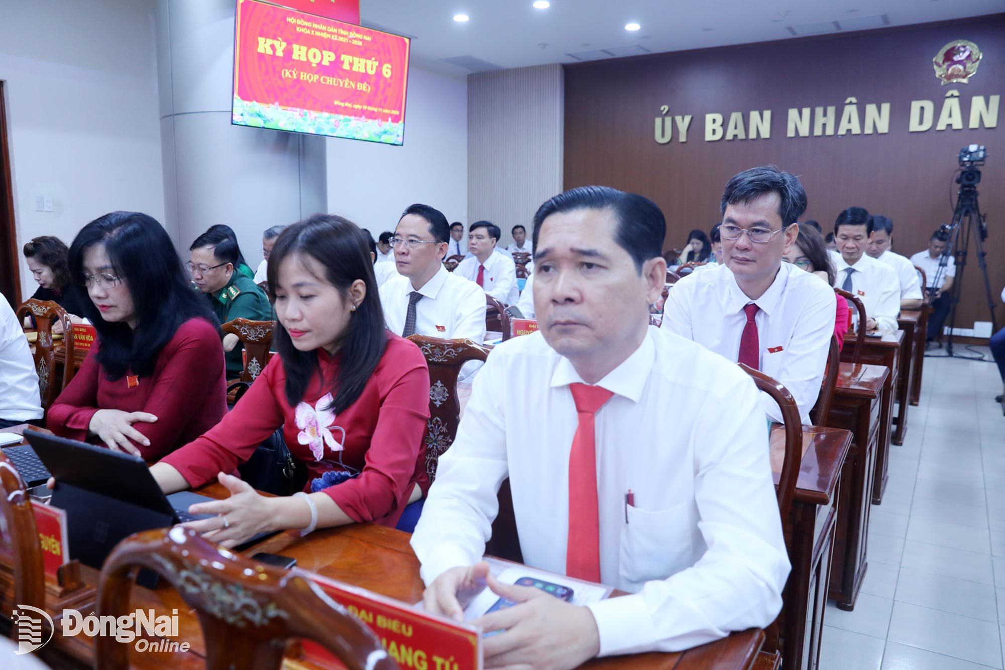 Các đại biểu dự kỳ họp. Ảnh: Huy Anh