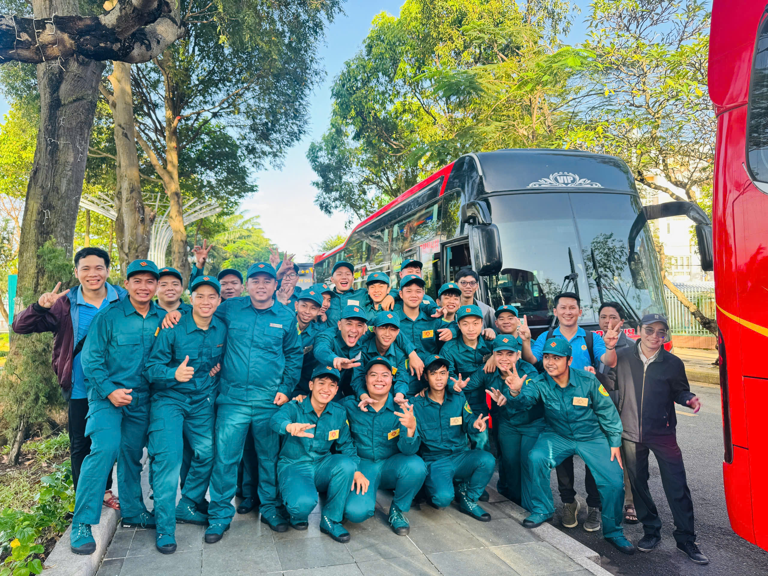 Đoàn công tác Phường Trấn Biên tham gia cùng Đoàn công tác tỉnh Đồng Nai