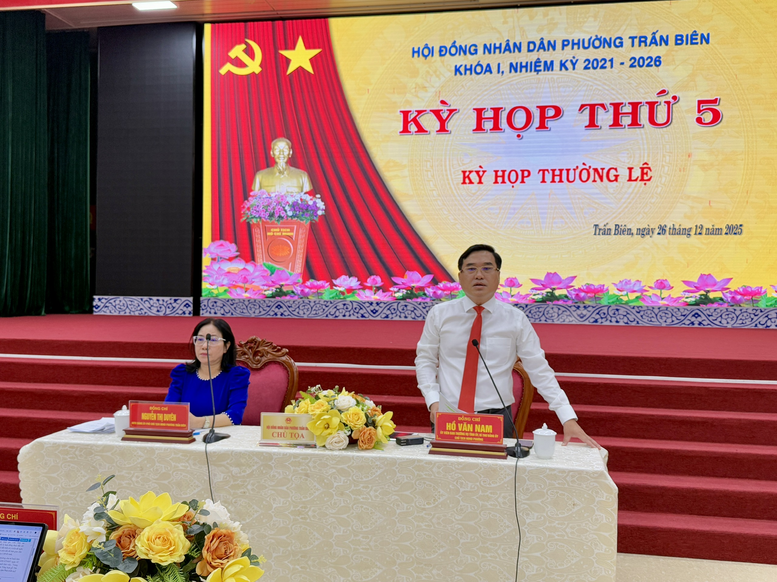 Kỳ họp HĐND phường Trấn Biên thông qua 10 Nghị quyết quan trọng