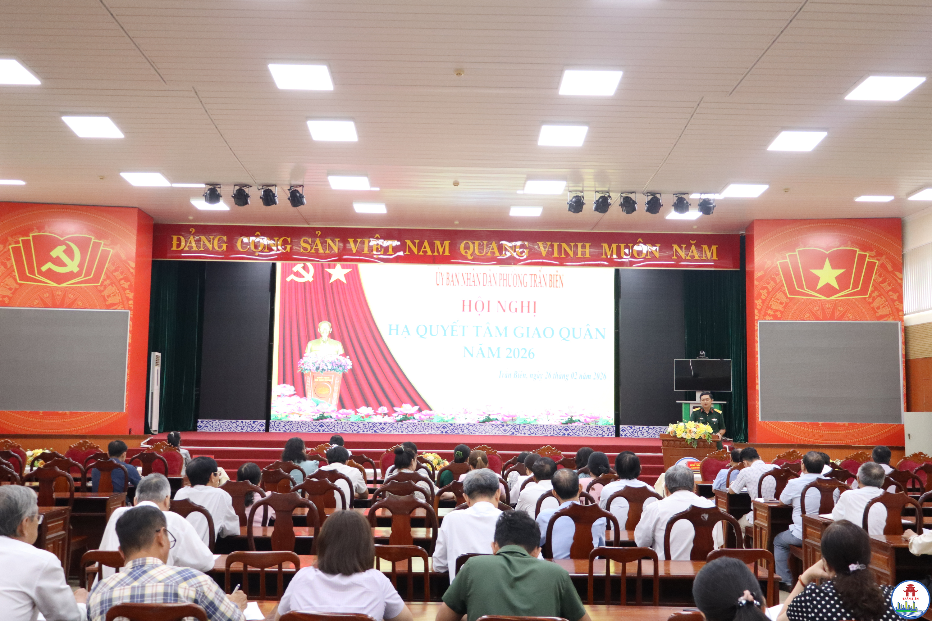 Hội nghị Hạ quyết tâm giao quân phường Trấn Biên năm 2026