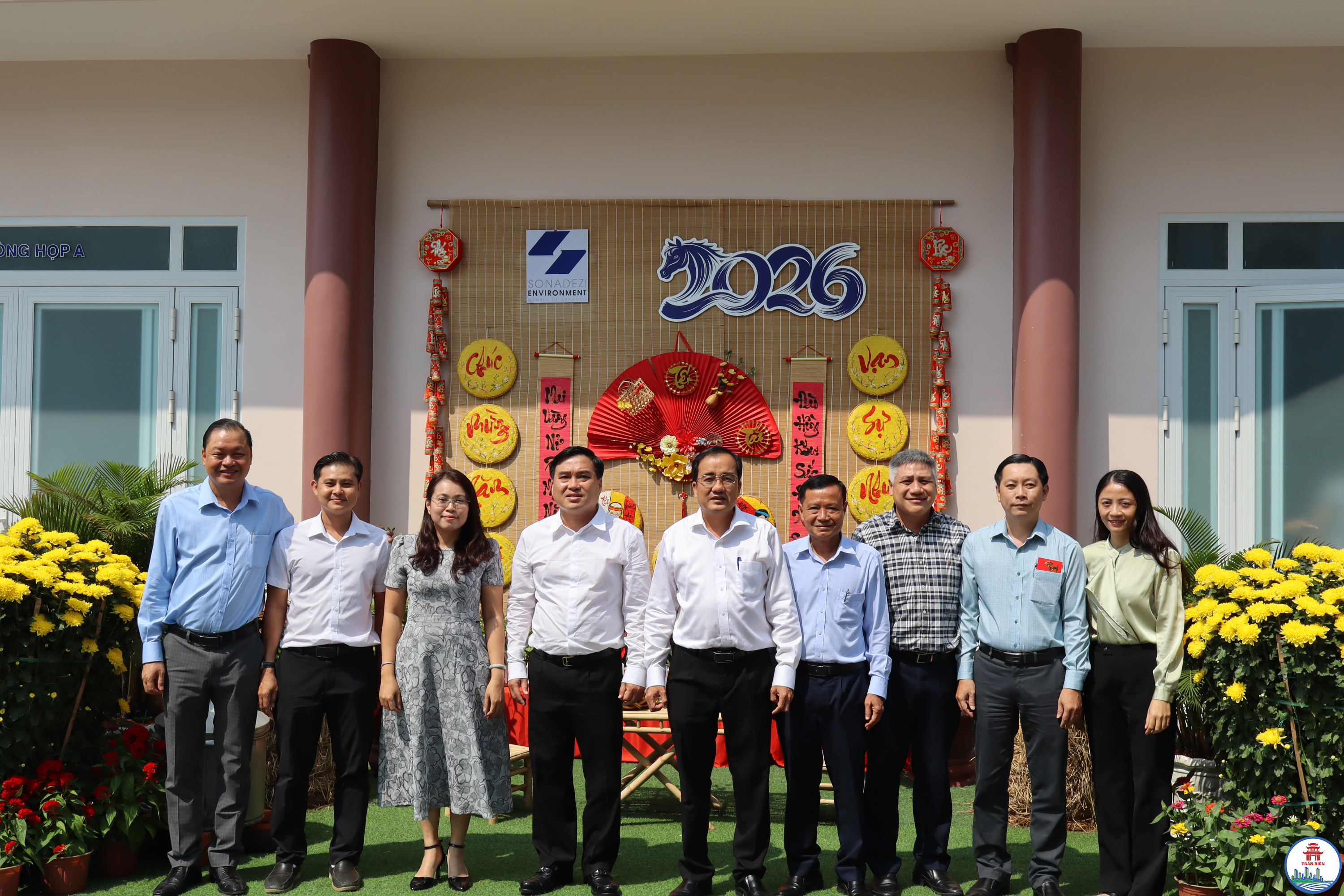 Lãnh đạo phường Trấn Biên thăm và chúc Tết Công ty Cổ phần Môi trường Sonadezi