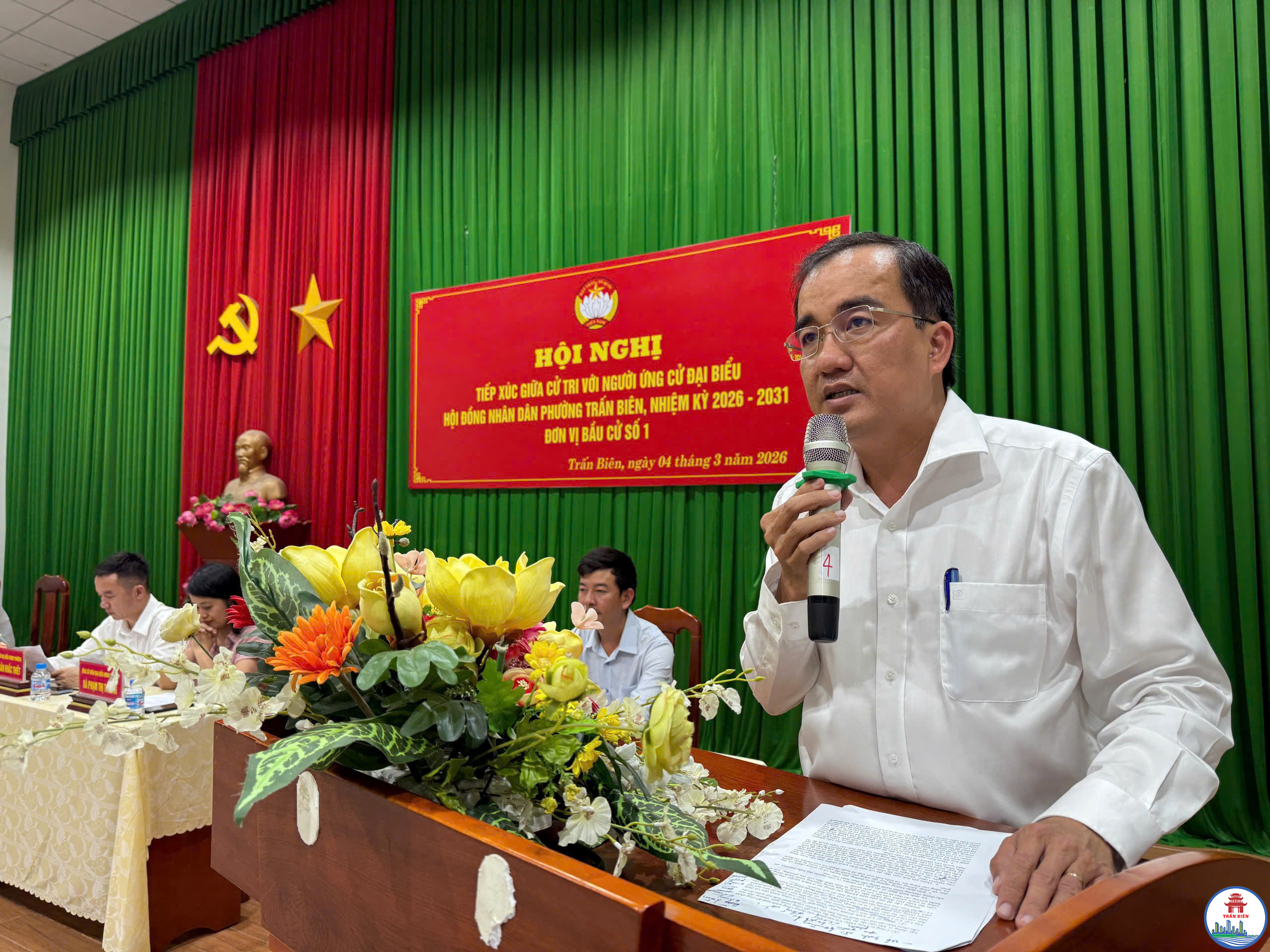 Ông Nguyễn Duy Tân – Phó bí thư Đảng uỷ, Chủ tịch UBND phường