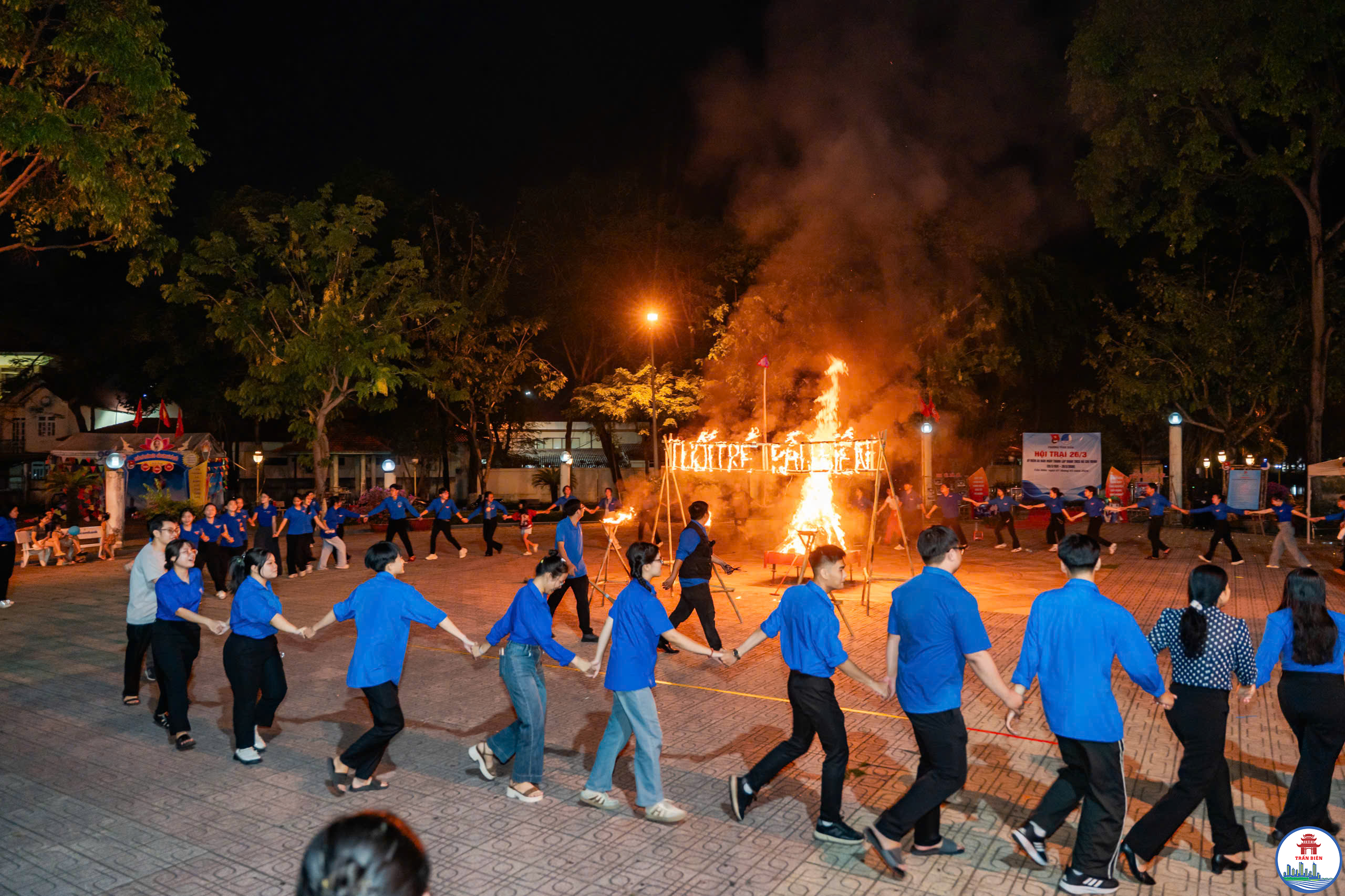 Đoàn phường Trấn Biên tổ chức hội trại 26/3 với chủ đề “Tuổi trẻ Trấn Biên tự hào tiếp bước dưới cờ Đảng”