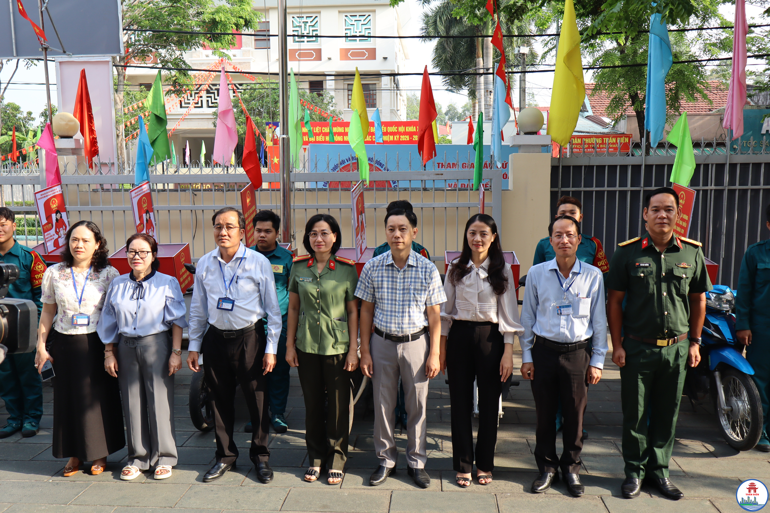 Lễ ra quân tuyên truyền lưu động bầu cử phường Trấn Biên