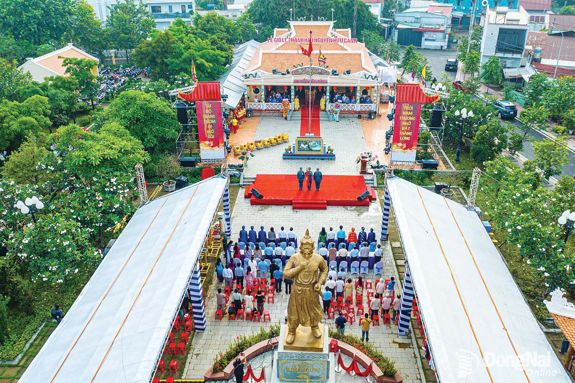 Đồng Nai long trọng tổ chức Lễ giỗ Lễ thành hầu Nguyễn Hữu Cảnh (phường Trấn Biên) - Di sản văn hóa phi vật thể quốc gia. Ảnh: CT.V